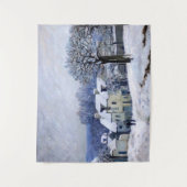 Alfred Sisley - Place Chenil in Marly, Sneeuw Effe Wandkleed (Voorkant)