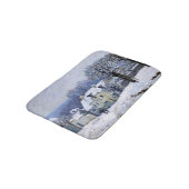 Alfred Sisley - Place Chenil in Marly, Snow Effect Badmat (Gekanteld)