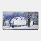 Alfred Sisley - Place Chenil in Marly, Snow Effect Bureaumat (Keyboard & Muis)
