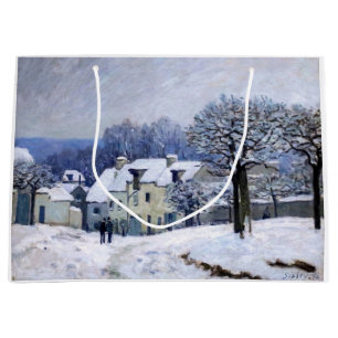 Alfred Sisley - Place Chenil in Marly, Snow Effect Groot Cadeauzakje