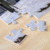 Alfred Sisley - Place Chenil in Marly, Snow Effect Legpuzzel (Zijkant)