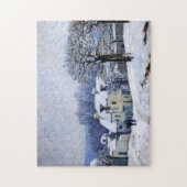 Alfred Sisley - Place Chenil in Marly, Snow Effect Legpuzzel (Verticaal)