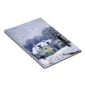 Alfred Sisley - Place Chenil in Marly, Snow Effect Notitieboek (Rechterzijde)
