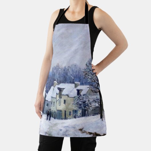 Alfred Sisley - Place Chenil in Marly, Snow Effect Schort (Insitu)