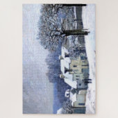 Alfred Sisley Place du Chenil in Marly, sneeuw Legpuzzel (Verticaal)