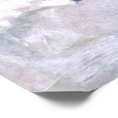 Alfred Sisley Place du Chenil in Marly, sneeuw Poster (Hoek)