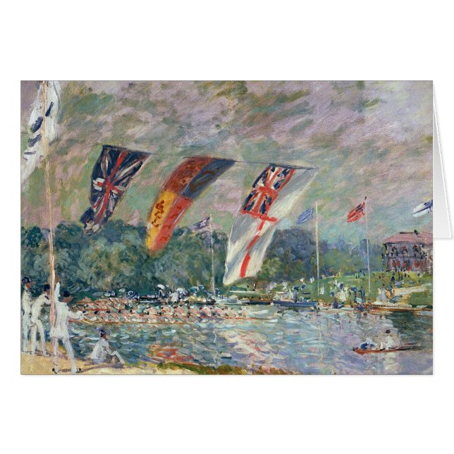 Alfred Sisley | Regatta in Molesey (Voorkant Horizontaal)