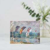 Alfred Sisley - Regatta in Molesey Briefkaart (Staand voorkant)