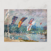 Alfred Sisley - Regatta in Molesey Briefkaart (Voorkant)