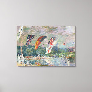 Alfred Sisley   Regatta in Molesey Canvas Afdruk