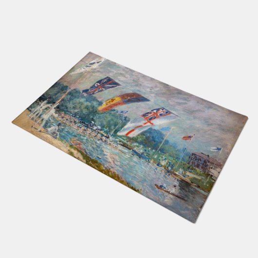 Alfred Sisley - Regatta in Molesey Deurmat (Schuin)