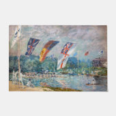 Alfred Sisley - Regatta in Molesey Deurmat (Voorkant)