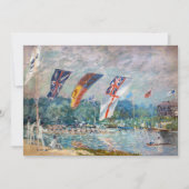 Alfred Sisley - Regatta in Molesey Kaart (Voorkant)