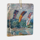Alfred Sisley - Regatta in Molesey Keramisch Ornament (Rechts)