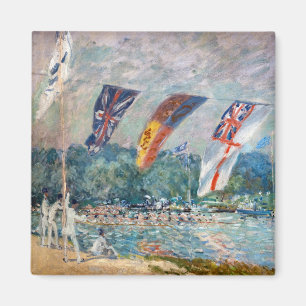 Alfred Sisley - Regatta in Molesey Magneet