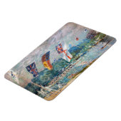 Alfred Sisley - Regatta in Molesey Magneet (Linkerzijde)