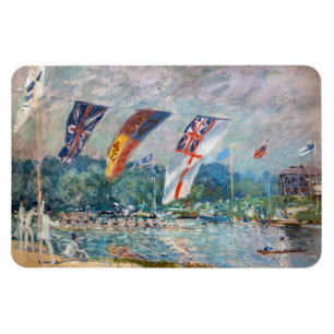 Alfred Sisley - Regatta in Molesey Magneet