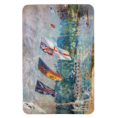 Alfred Sisley - Regatta in Molesey Magneet (Verticaal)