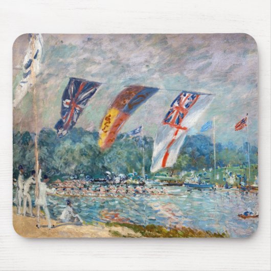 Alfred Sisley - Regatta in Molesey Muismat (Voorkant)