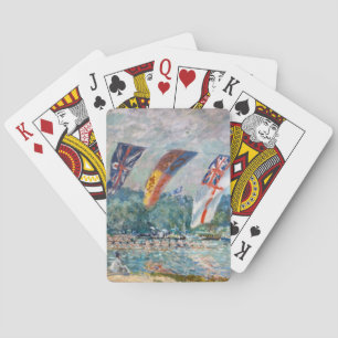 Alfred Sisley - Regatta in Molesey Pokerkaarten