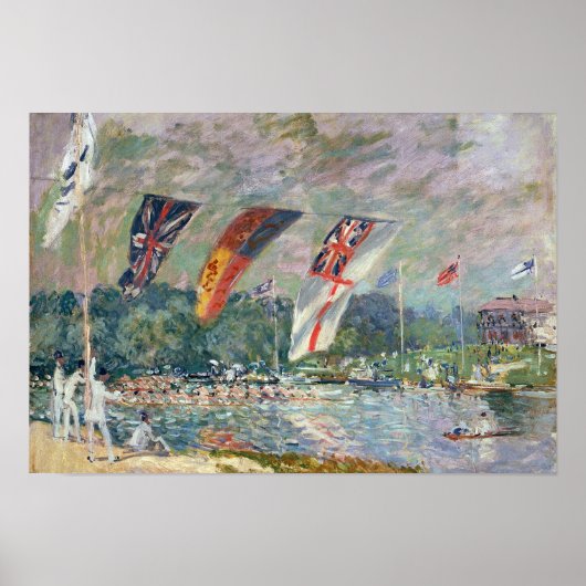 Alfred Sisley | Regatta in Molesey Poster (Voorkant)