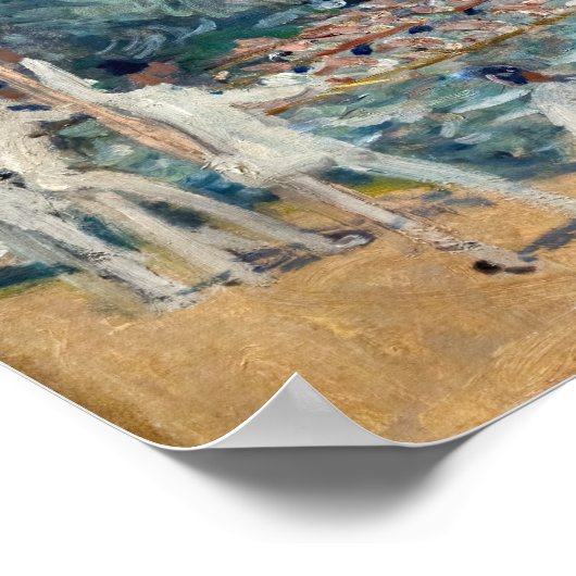 Alfred Sisley - Regatta in Molesey Poster (Hoek)