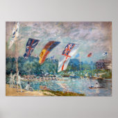 Alfred Sisley - Regatta in Molesey Poster (Voorkant)