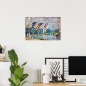 Alfred Sisley - Regatta in Molesey Poster (Thuiskantoor)