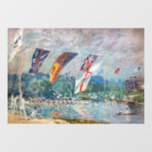 Alfred Sisley - Regatta in Molesey Raamsticker (Vel)