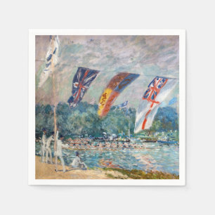 Alfred Sisley - Regatta in Molesey Servet