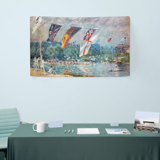 Alfred Sisley - Regatta in Molesey Spandoek (Beurs)