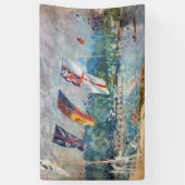 Alfred Sisley - Regatta in Molesey Spandoek (Verticaal)