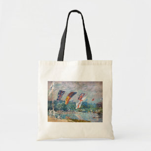 Alfred Sisley - Regatta in Molesey Tote Bag
