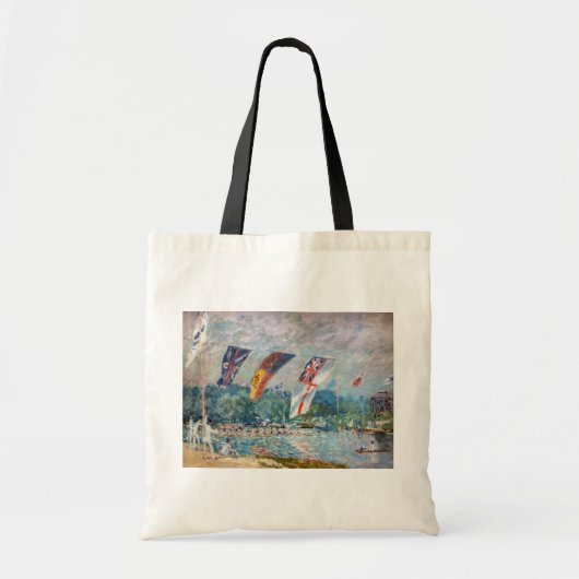Alfred Sisley - Regatta in Molesey Tote Bag (Voorkant)