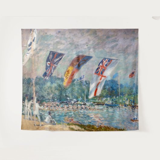 Alfred Sisley - Regatta in Molesey Wandkleed (Voorkant (horizontaal))