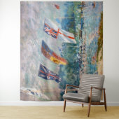 Alfred Sisley - Regatta in Molesey Wandkleed (In situ)