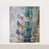 Alfred Sisley - Regatta in Molesey Wandkleed (Voorkant)