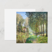 Alfred Sisley - Rest langs de Stream Bedankkaart (Voorkant / Achterkant)