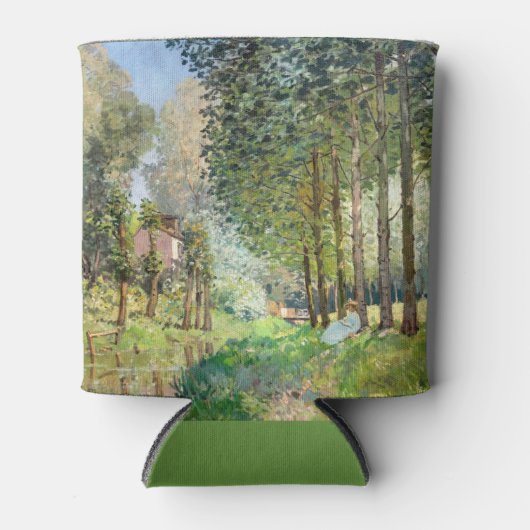 Alfred Sisley - Rest langs de Stream Blikjeskoeler (Voorkant)