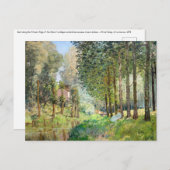 Alfred Sisley - Rest langs de Stream Briefkaart (Voorkant / Achterkant)