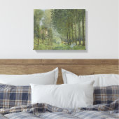 Alfred Sisley - Rest langs de Stream Canvas Afdruk (Insitu (Slaapkamer))