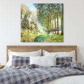 Alfred Sisley - Rest langs de Stream Canvas Afdruk (Insitu (Slaapkamer))