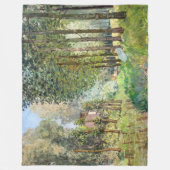 Alfred Sisley - Rest langs de Stream Fleece Deken (Voorkant)