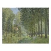Alfred Sisley - Rest langs de Stream Foto Afdruk (Voorkant)