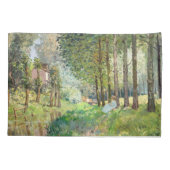 Alfred Sisley - Rest langs de Stream Kussensloop (Achterkant)