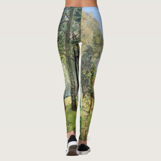Alfred Sisley - Rest langs de Stream Leggings (Achterkant)