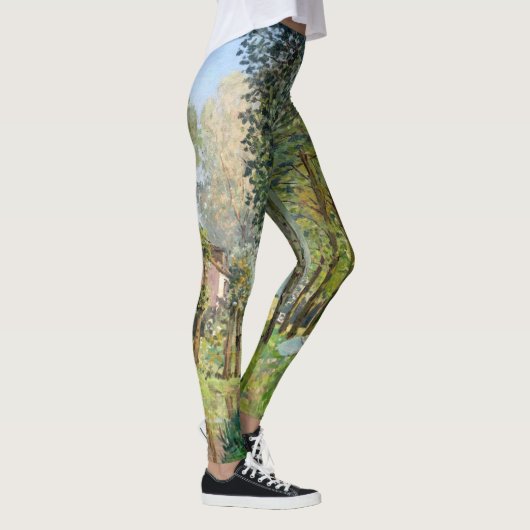 Alfred Sisley - Rest langs de Stream Leggings (Rechts)