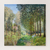 Alfred Sisley - Rest langs de Stream Legpuzzel (Verticaal)