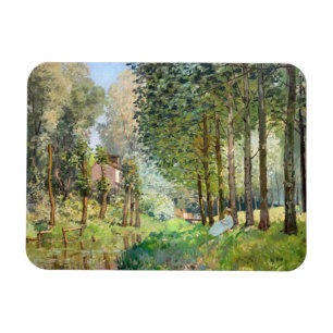 Alfred Sisley - Rest langs de Stream Magneet