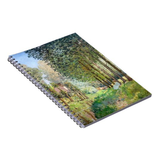 Alfred Sisley - Rest langs de Stream Notitieboek (Rechterzijde)